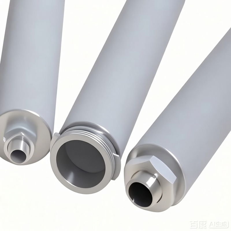 Industrial porous titanium rod filter core
